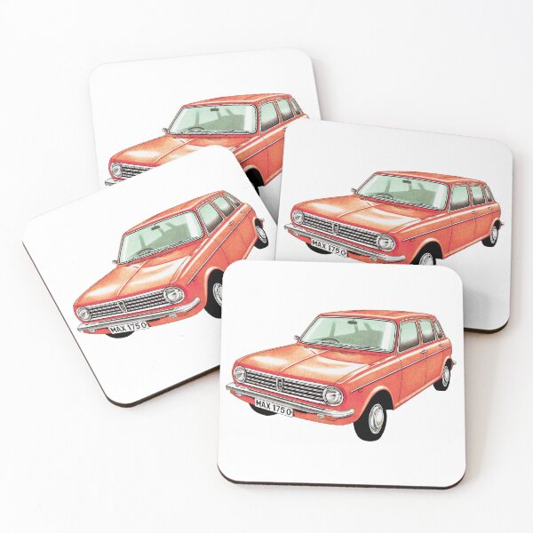 Item preview, Austin Maxi in Red illustration designed and sold by Retroblast.