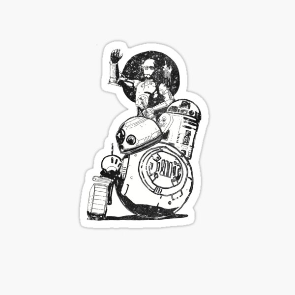 Droids Sticker