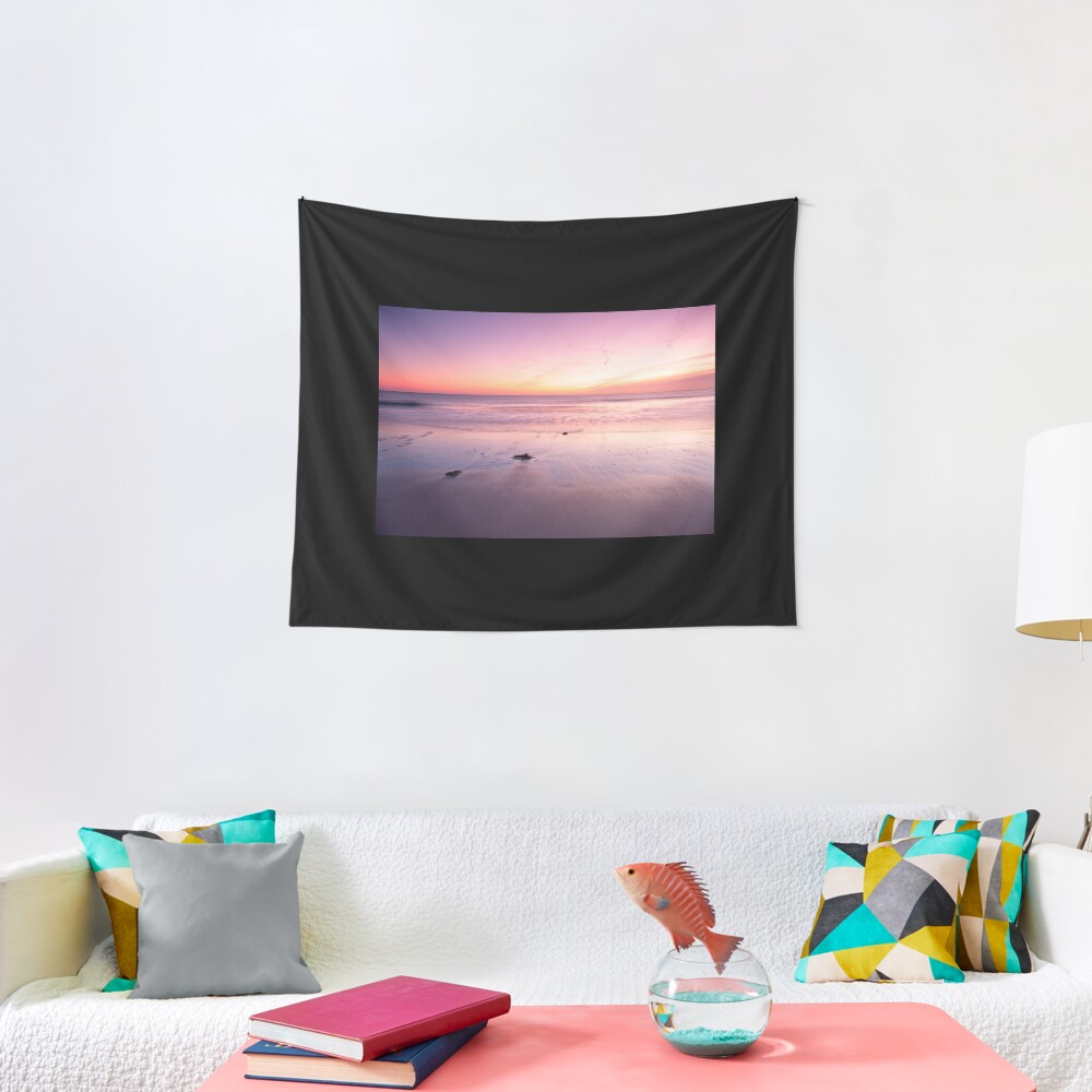 Seaburn Beach Sunrise, Sunderland, UK Tapestry