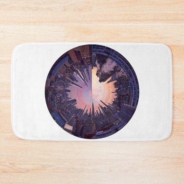 Item preview, New York City Sunrise Circular Cityscape - Circular Manhattan Skyline 2019 designed and sold by Warren Paul Harris.
