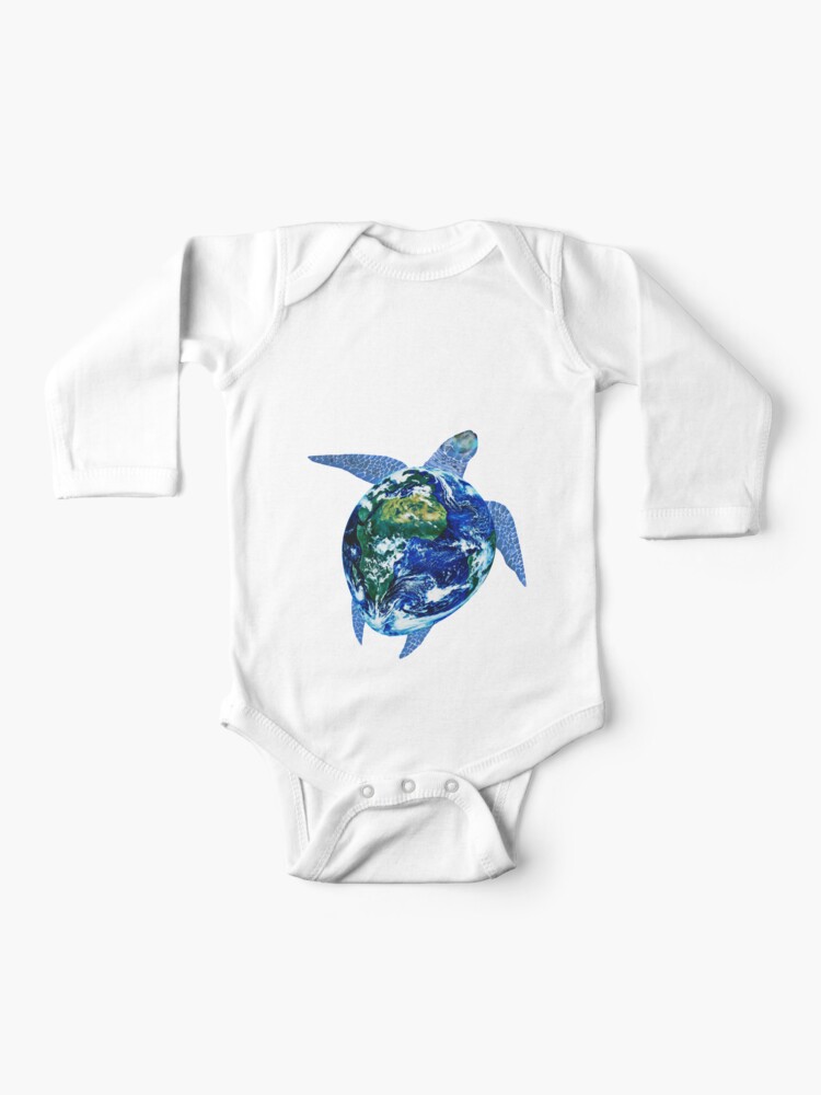 Mother Earth Sea Turtle Baby One Piece By Jamiamerine Redbubble