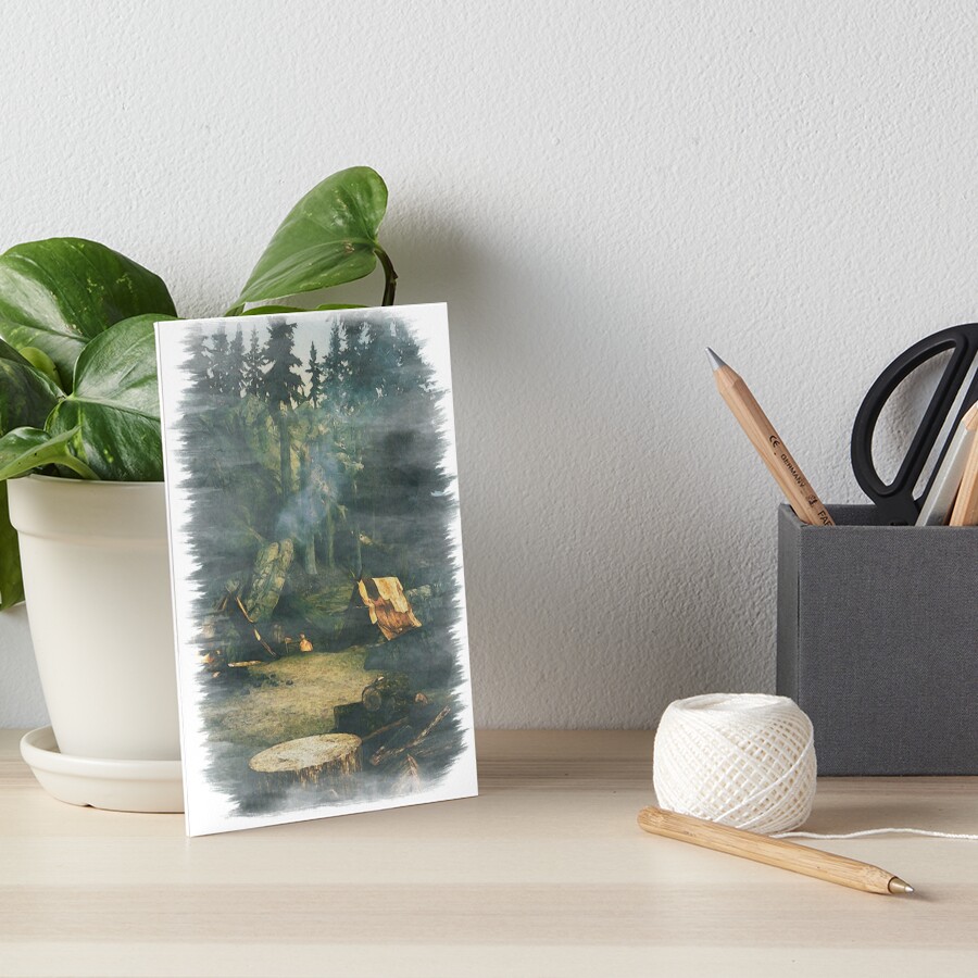  Hunters Camp Art Board Print By TeEmporium Redbubble