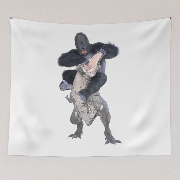 Item preview, Gorilla vs. T-Rex (5) designed and sold by 3D-Warrior.