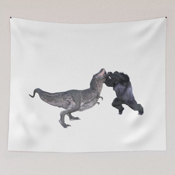 Item preview, Gorilla vs. T-Rex (6) designed and sold by 3D-Warrior.