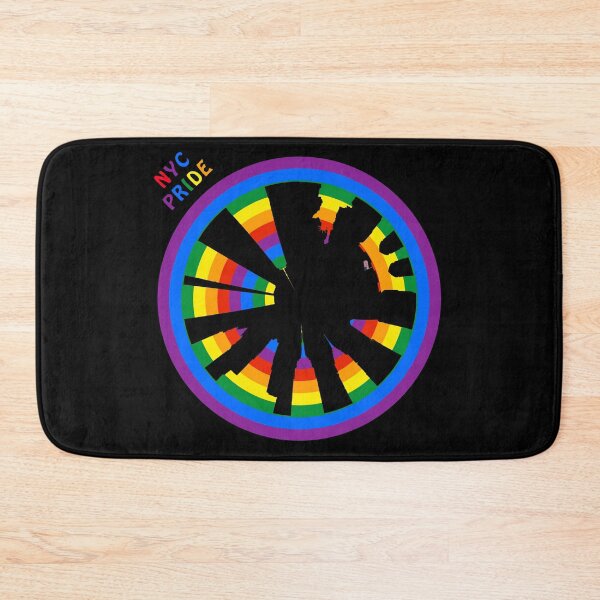 Item preview, NYC LGBTQ Pride  Circular Cityscape - Rainbow designed and sold by Warren Paul Harris.