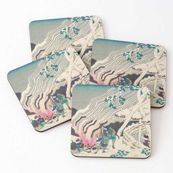 Item preview, Vintage Hokusai Fire Scene Japanese Art  designed and sold by knightsydesign.