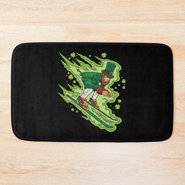 Item preview, Skiing Leprechaun - Irish Mountain Winter designed and sold by anziehend.