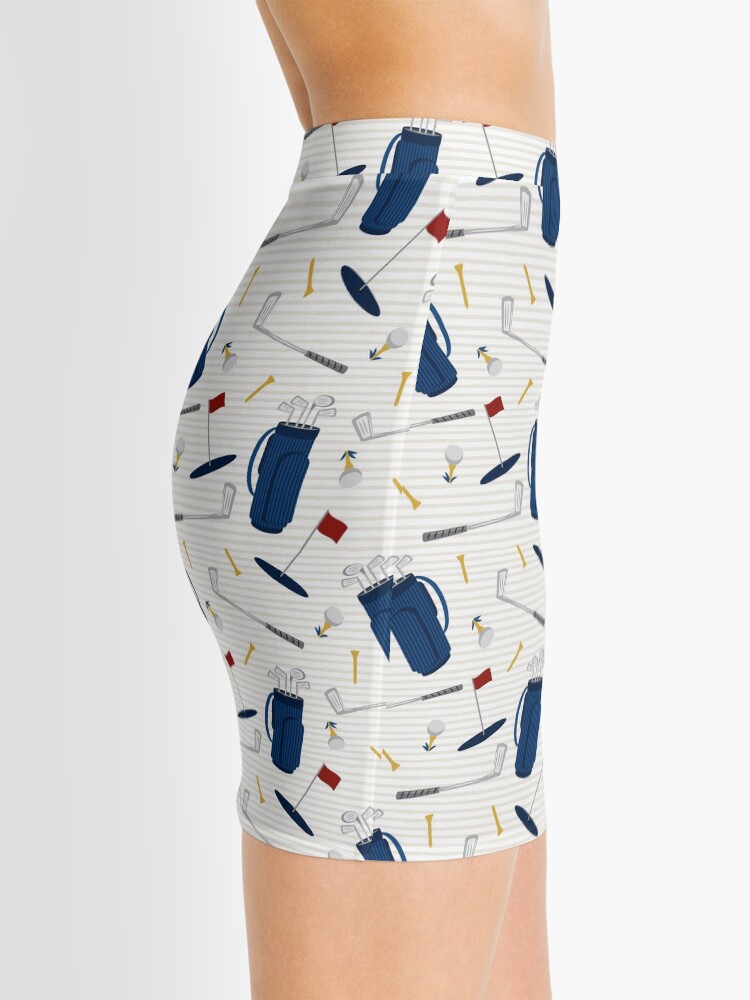 Alternate view of Tee time - golfing - golf clubs and tees Mini Skirt