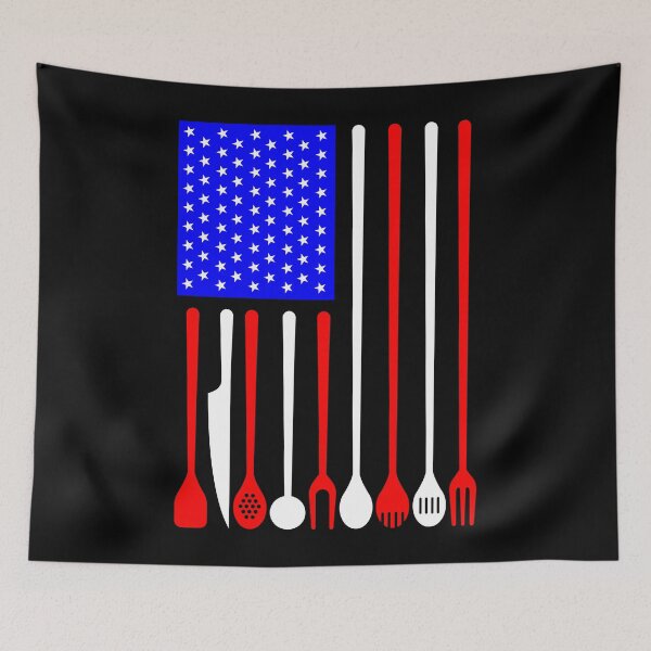 Item preview, America flag cooking designed and sold by tonstan.