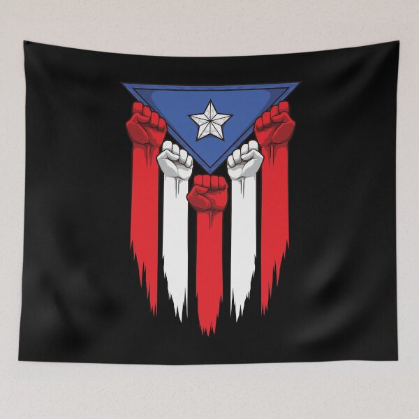Item preview, Puerto Rico Flag - Boricua Raised Fists designed and sold by anziehend.