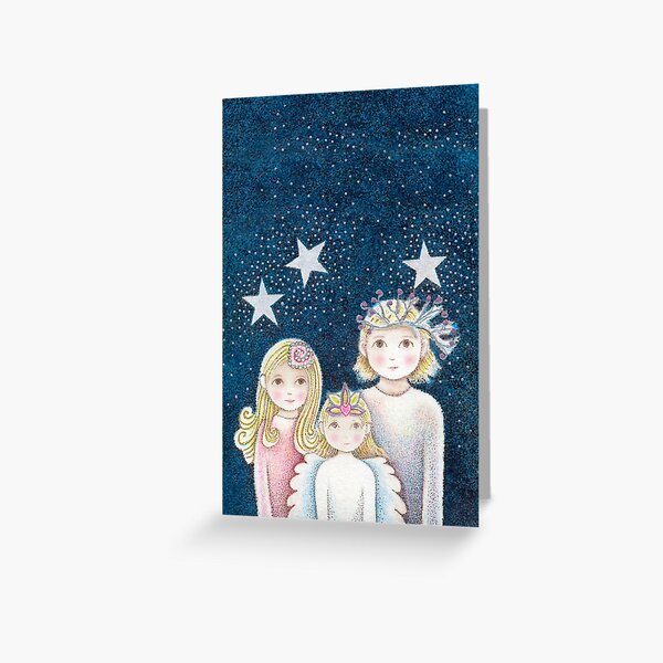 twinkle twinkle little star, postcard Greeting Card