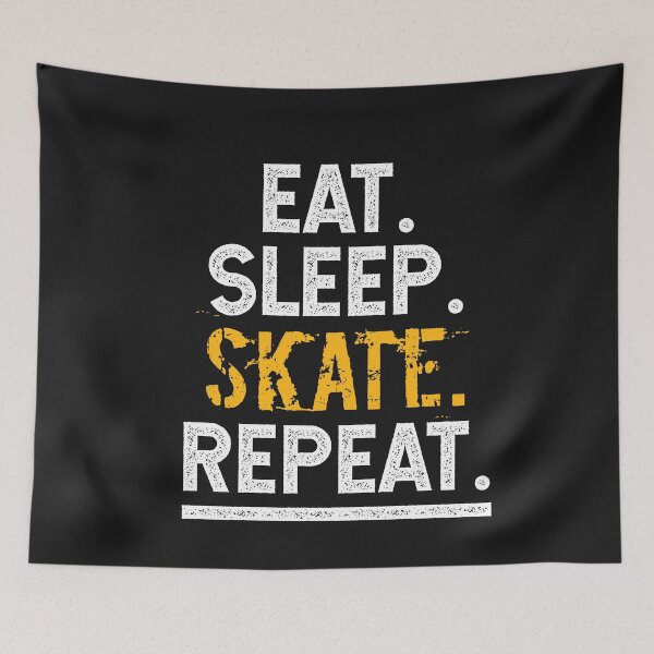 Item preview, Eat Sleep Skate Repeat Skateboard Boarder Skater designed and sold by MooonTees.