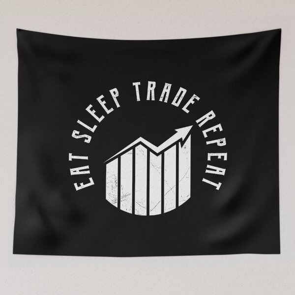 Item preview, Eat Sleep Trade Repeat designed and sold by tonstan.