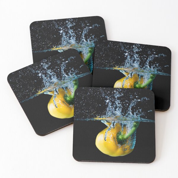 Item preview, Yellow Bell Sweet Pepper Dropped Into Water designed and sold by Ben Gingell.