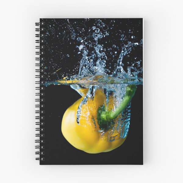 Item preview, Yellow Bell Sweet Pepper Dropped Into Water designed and sold by Ben Gingell.
