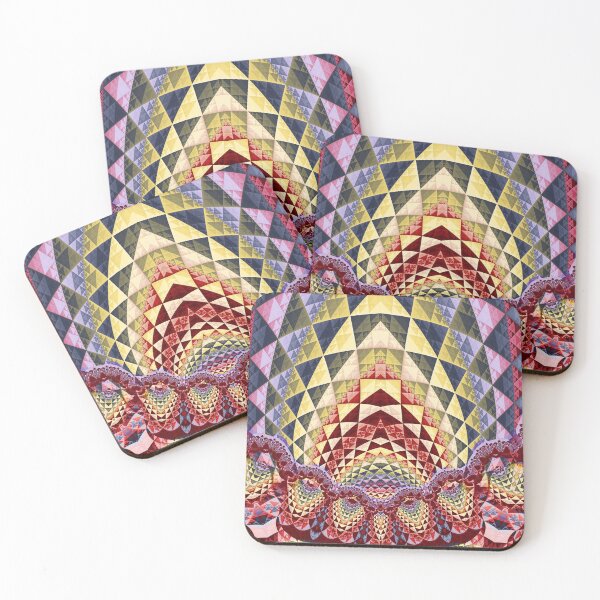 Item preview, Symmetrical geometric fractal designed and sold by pinkal.