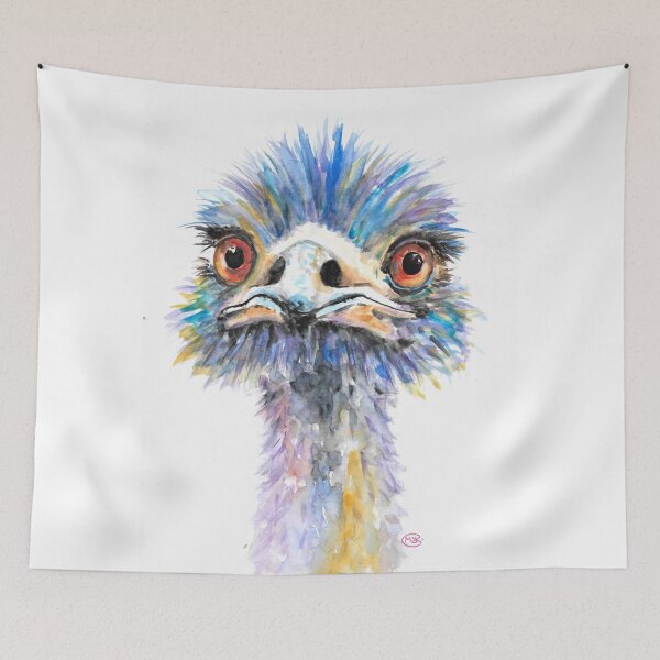 Item preview, Emu funky bird designed and sold by Marjansart.