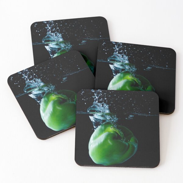 Item preview, Green Bell Sweet Pepper Dropped Into Water designed and sold by Ben Gingell.