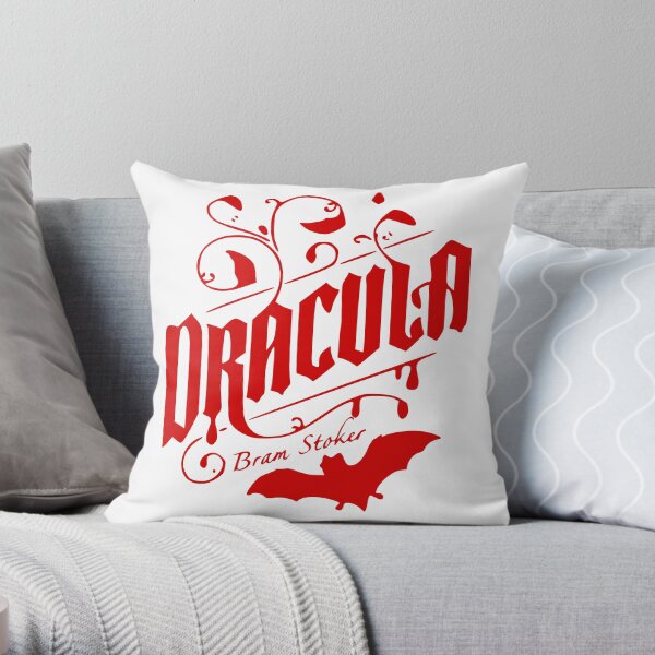 Dracula - Bram Stoker Throw Pillow