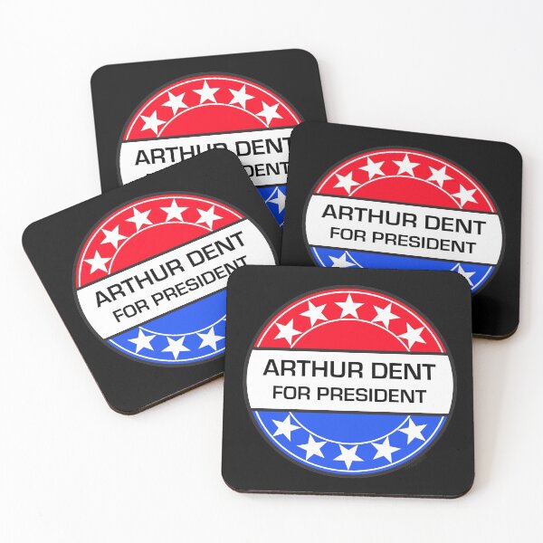 Item preview, ARTHUR DENT FOR PRESIDENT designed and sold by phigment-art.