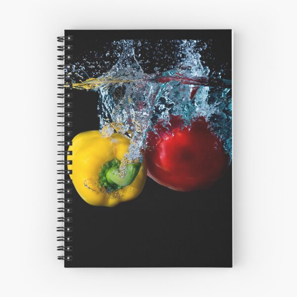 Item preview, Red & Yellow Bell Sweet Peppers Dropped Into Water designed and sold by Ben Gingell.