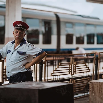 Artwork thumbnail, Train Driver by Marcelo Lutter-Paz