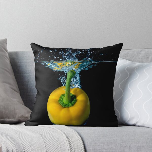 Item preview, Yellow Bell Sweet Pepper Dropped Into Water designed and sold by Ben Gingell.