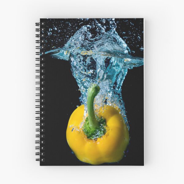 Item preview, Yellow Bell Sweet Pepper Dropped Into Water designed and sold by Ben Gingell.