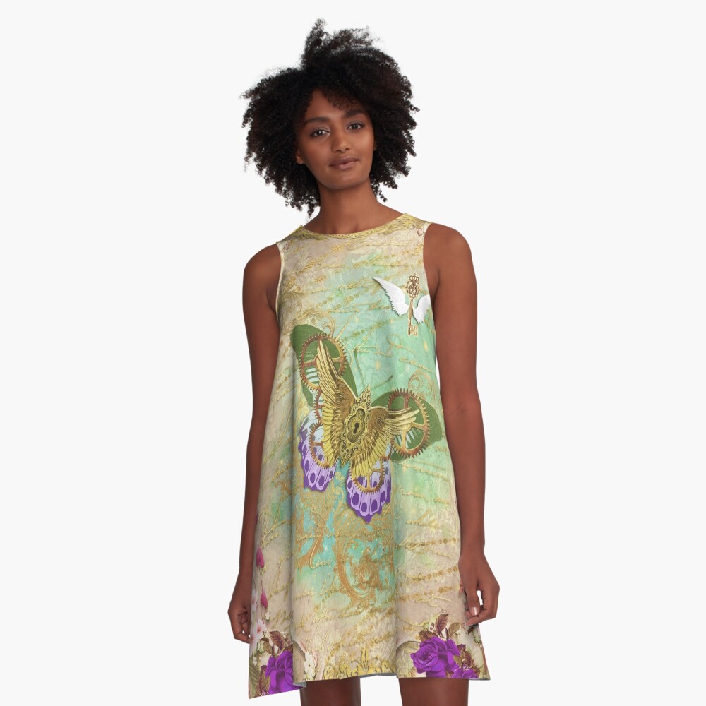 Item preview, A-Line Dress designed and sold by PurplePeacock.