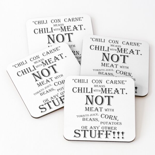 Item preview, chili con carne only meat no pies designed and sold by Andreas-Jaeger.
