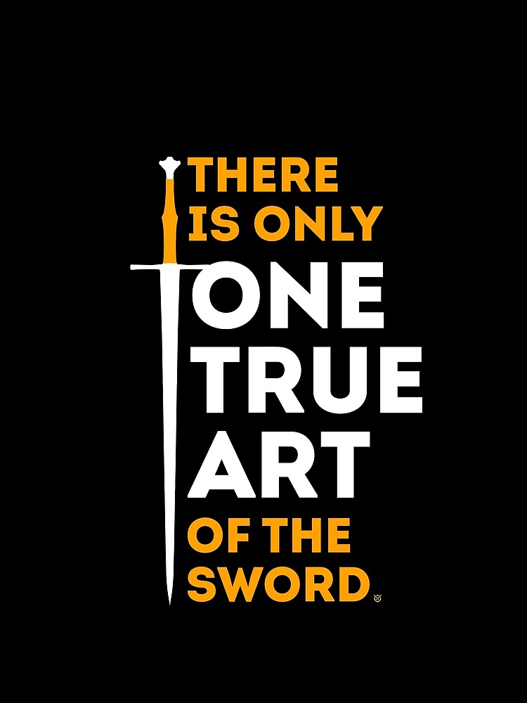Thumbnail 5 of 5, Graphic T-Shirt, There is Only One True Art of the Sword designed and sold by ArteDoCombate.