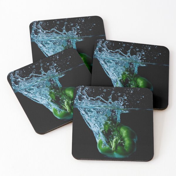 Item preview, Green Bell Sweet Pepper Dropped Into Water designed and sold by Ben Gingell.
