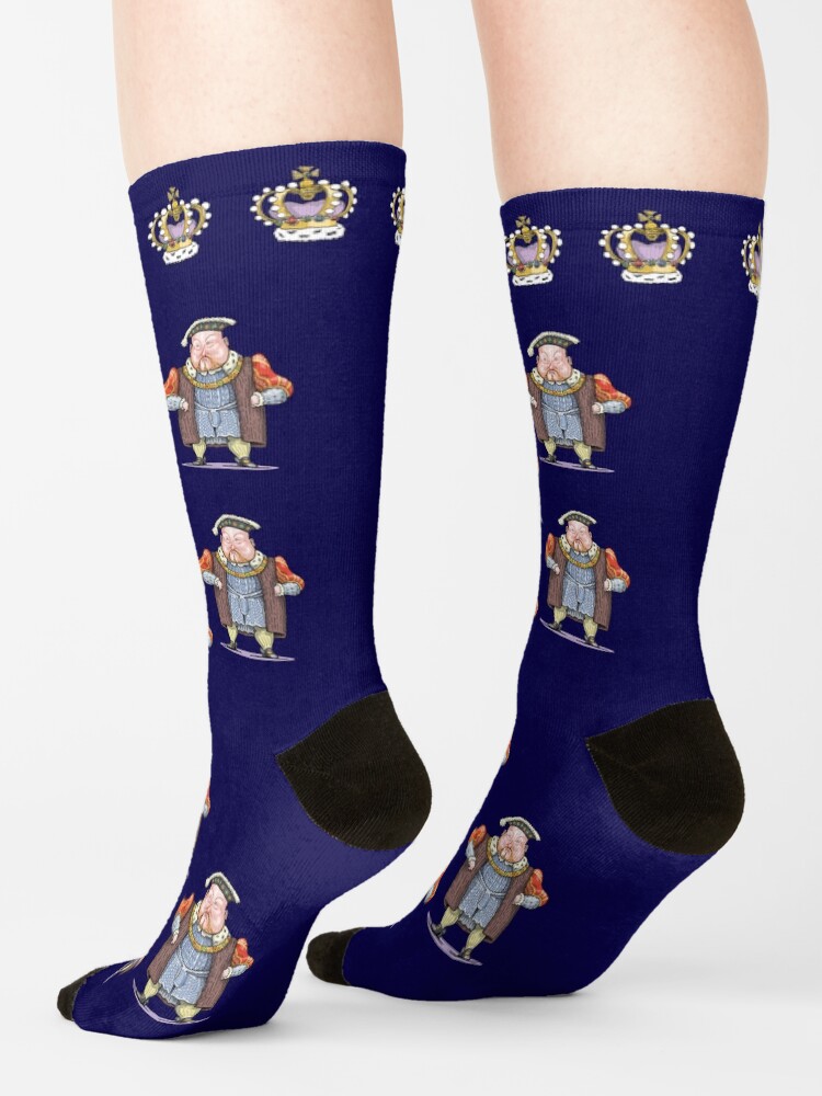 Alternate view of Henry VIII Socks
