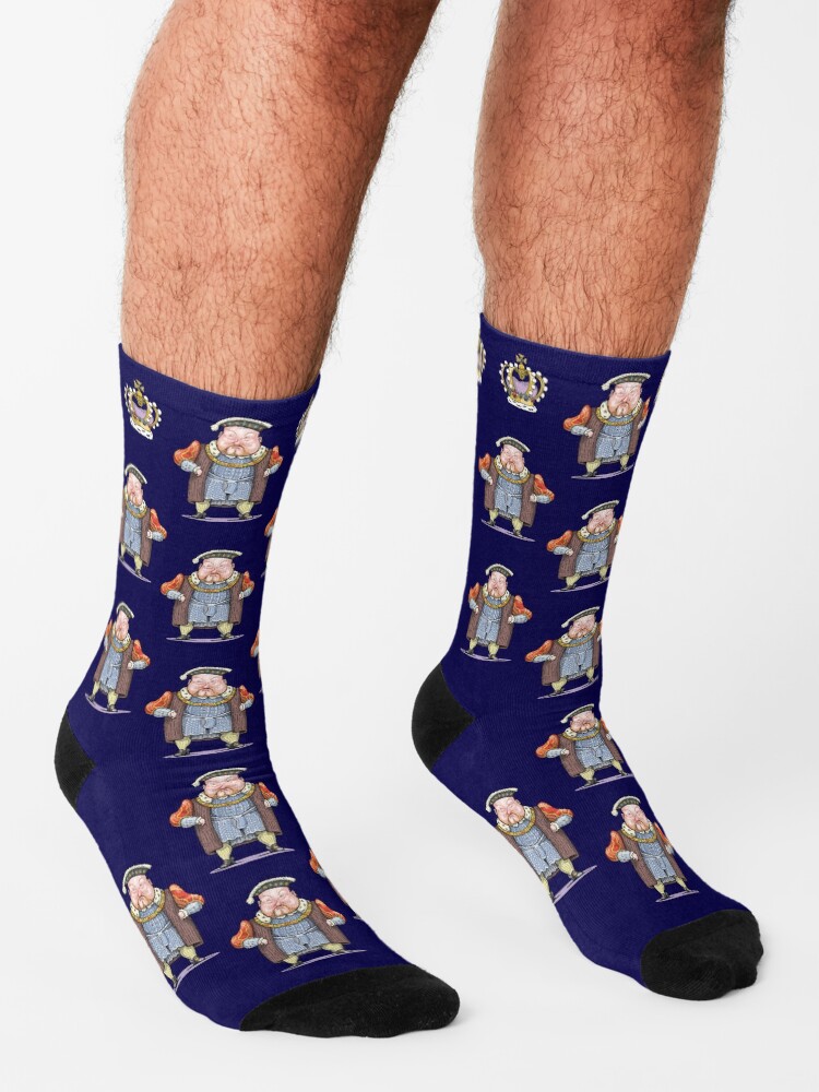 Alternate view of Henry VIII Socks