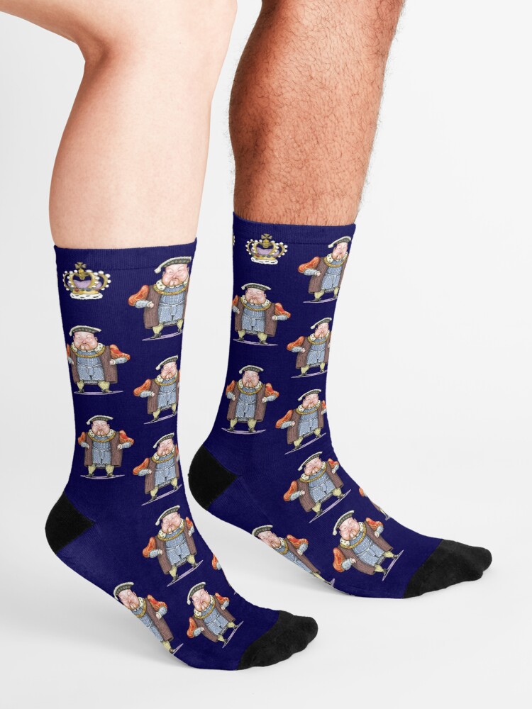 Alternate view of Henry VIII Socks