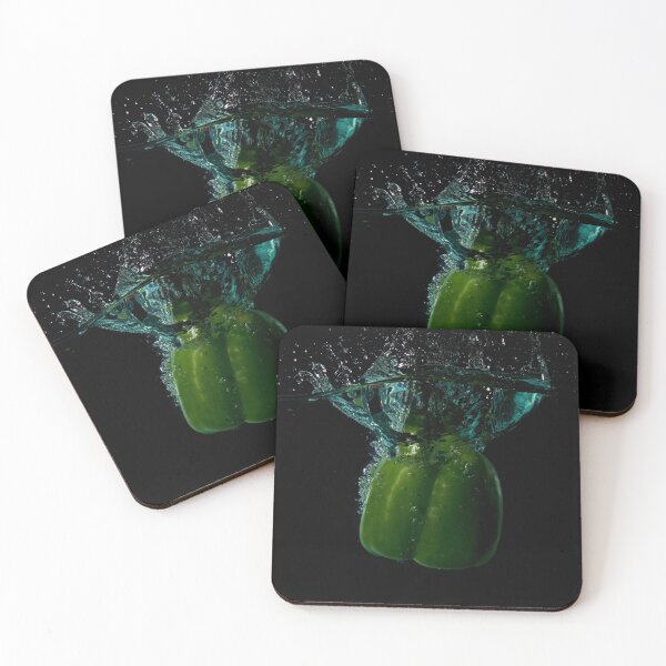 Item preview, Green Bell Sweet Pepper Dropped Into Water designed and sold by Ben Gingell.