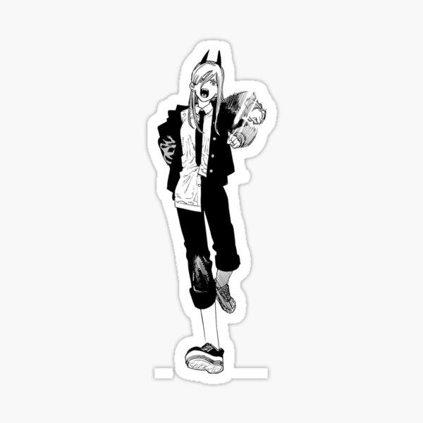 Power Chainsaw Man Stickers Redbubble