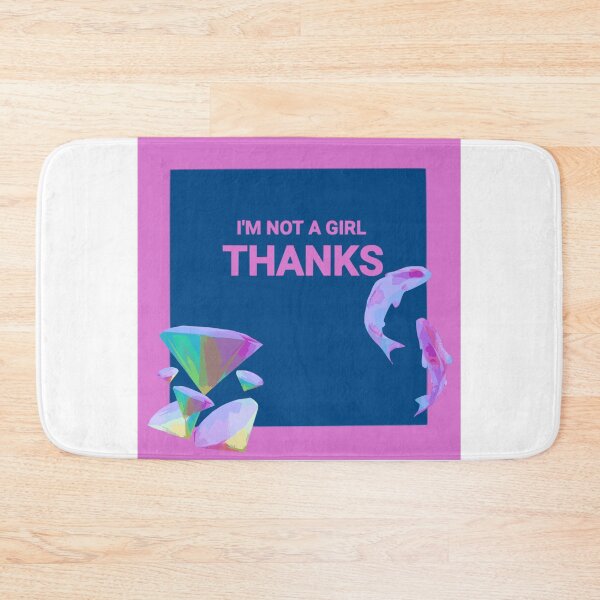 Item preview, I'm not a girl, THANKS Gender Shirt designed and sold by kawaiicatstudio.