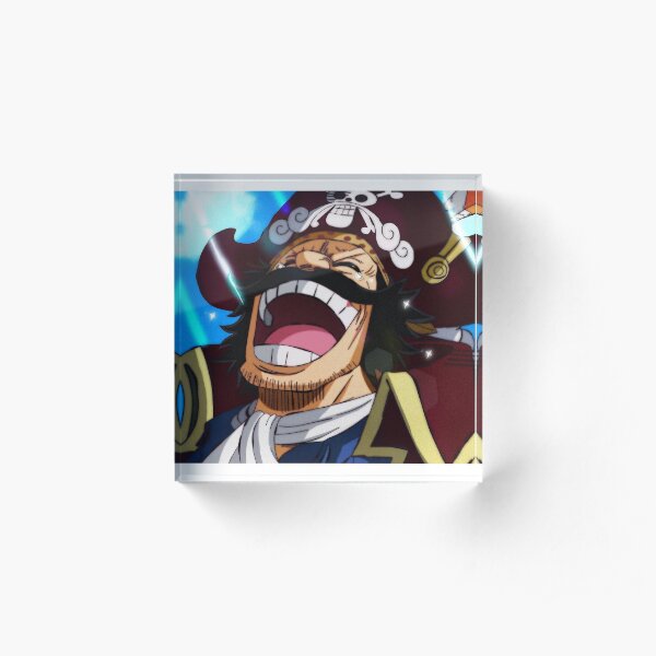 Gold Roger one piece Acrylic Block