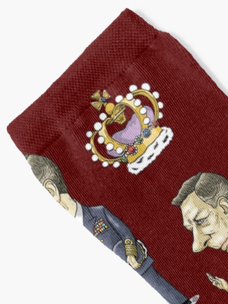 Alternate view of King George VI Socks