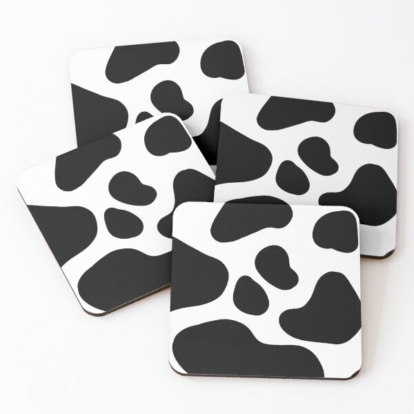 cow print Coasters (Set of 4)