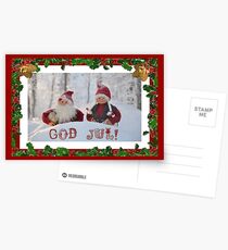 Doily - Christmas motive Postcards