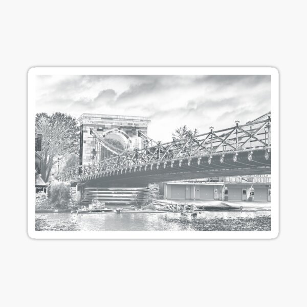 Marlow On The Thames bridge | Steelasophical Sticker