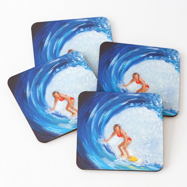 Item preview, Surfer Girl Red Bikini designed and sold by katy hawk.