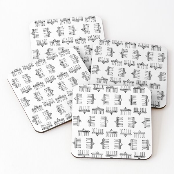 Item preview, Berlin Brandenburg Tor Camouflage U Bahn Pattern designed and sold by tshirtbrewery.