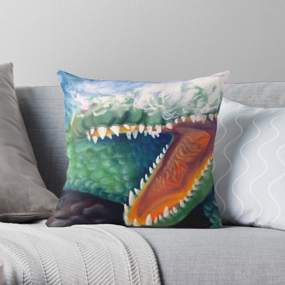 crocodile pillow