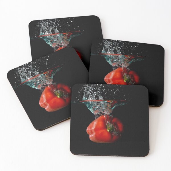 Item preview, Red Bell Sweet Pepper Dropped Into Water designed and sold by Ben Gingell.