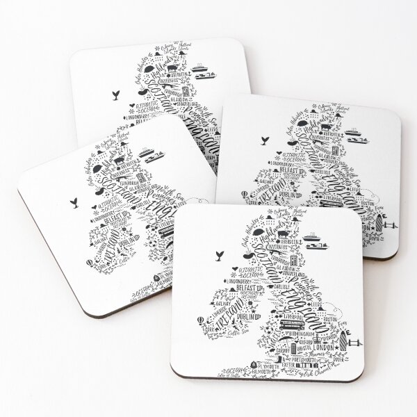 Item preview, The United Kingdom and Ireland Map. designed and sold by Moloko88.