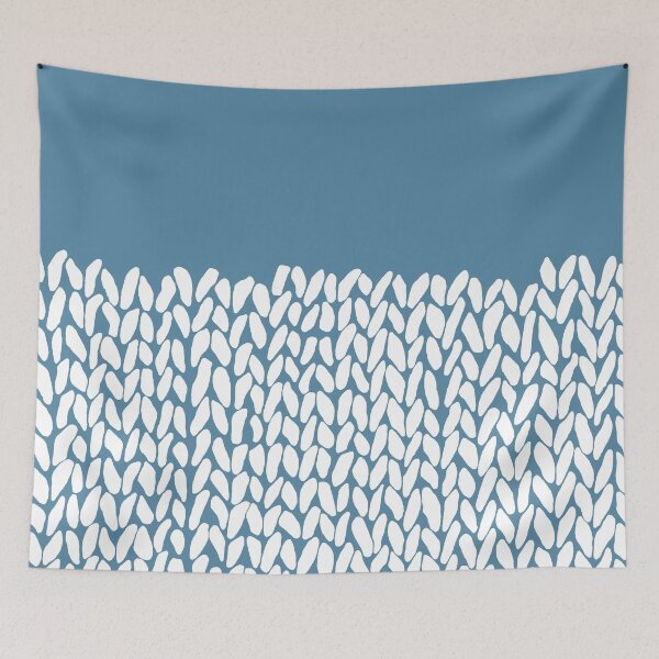 Item preview, Half Knit Blue designed and sold by ProjectM.