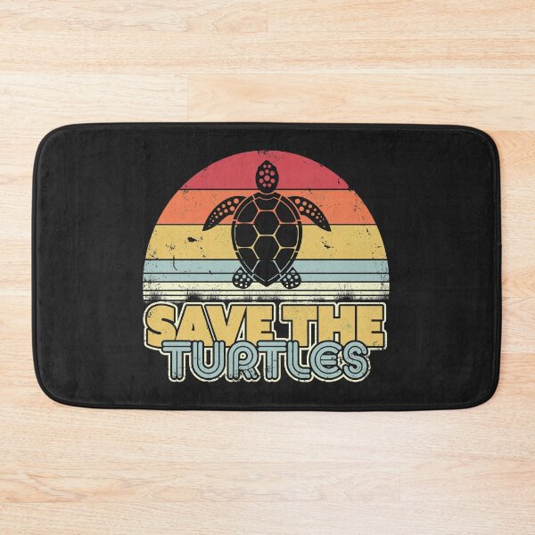 Item preview, Save The Turtles Print. Retro Style Turtle Graphic designed and sold by PackAPunch.